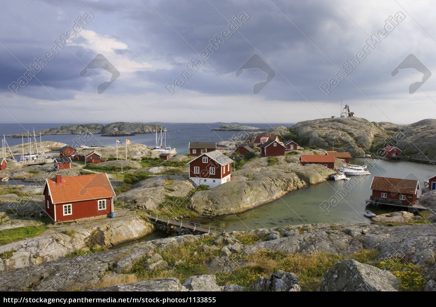 Insel Storoe Vaedderoe Archipel Lizenzfreies Bild