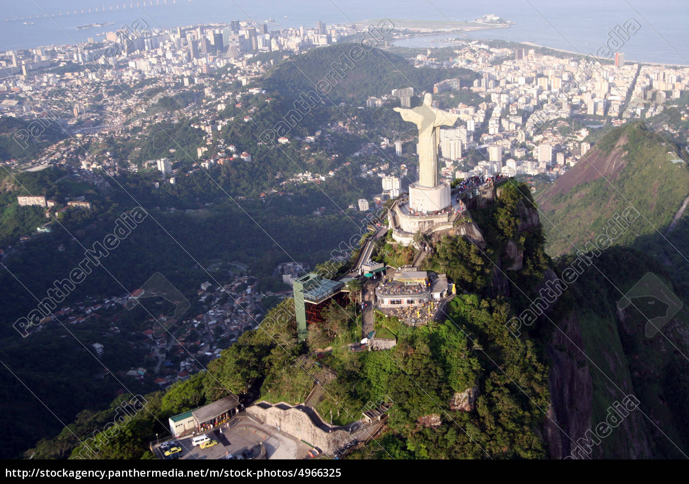 Christ Statue In Rio De Janeiro Lizenzfreies Bild