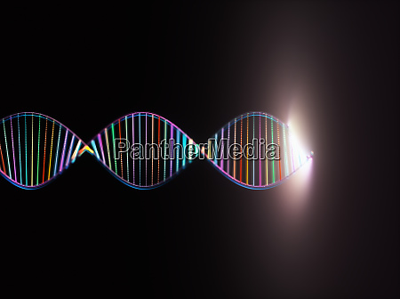 Dna Genetic Code Bunt Stock Photo Bildagentur Panthermedia