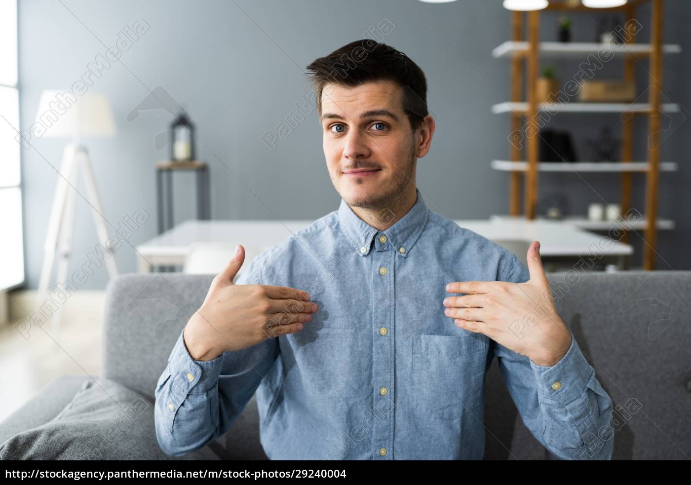 Gebärdensprache für Erwachsenenbildung Lizenzfreies Foto 29240004