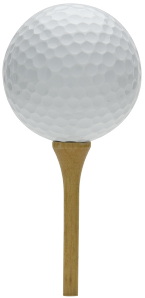 golfball und t stueck
