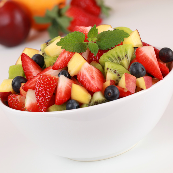 Sommerlicher Obstsalat - Stock Photo - #8999806 | Bildagentur PantherMedia