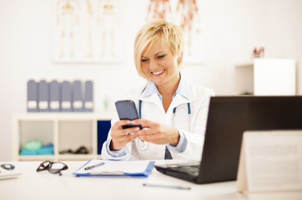 Busy Doctor At Her Office - Stock Photo #12352054 | Bildagentur ...