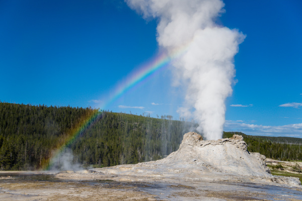 castle geyser regenbogen