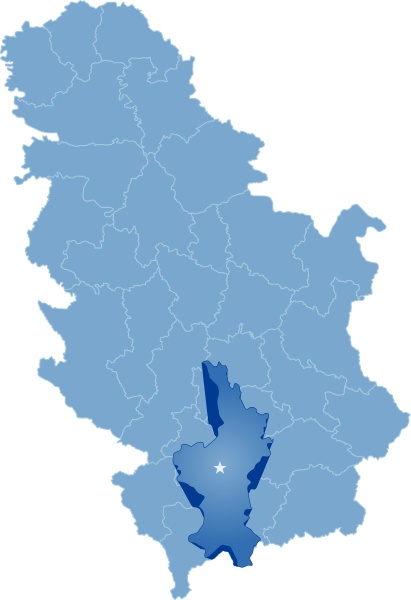 karte von serbien unterteilung kosovo bezirk
