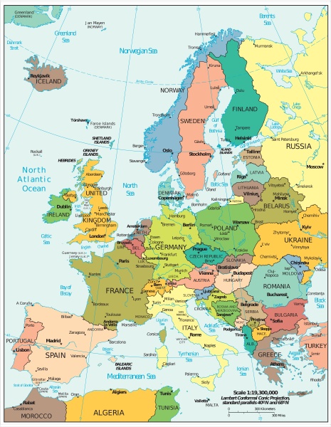 region europa karte