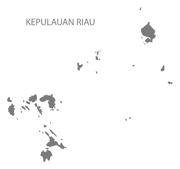 kepulauan riau indonesien karte grau