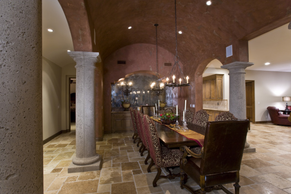 Elegant Old Fashioned Dining Room - Stockfoto - #21465807 | Bildagentur