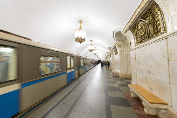 komsomolaskaya metro station moskau russland europa