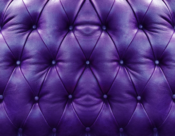 violett polsterleder