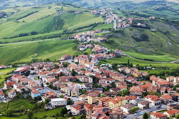 stadtbild von san marino