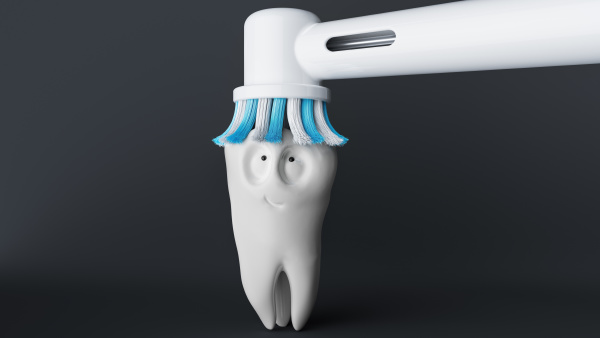 tooth human cartoon 3d