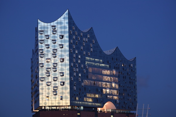 view on elbphilharmony