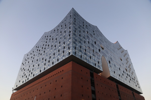 view on elbphilharmony