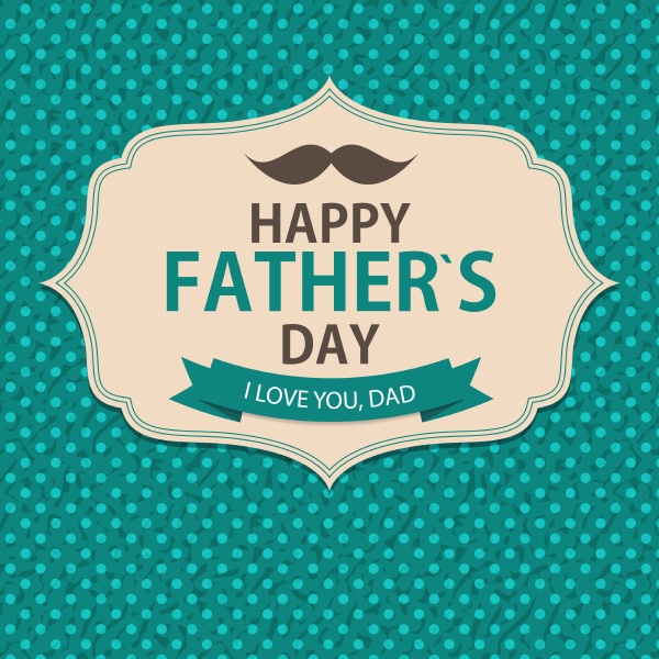 happy father es day poster card