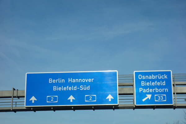 bundesautobahn berlin hannover osnabrueck bielefeld paderborn