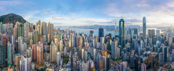 luftaufnahme des stadtbildes von hongkong im