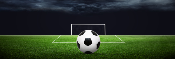fussballstadion glaenzende lichter blick