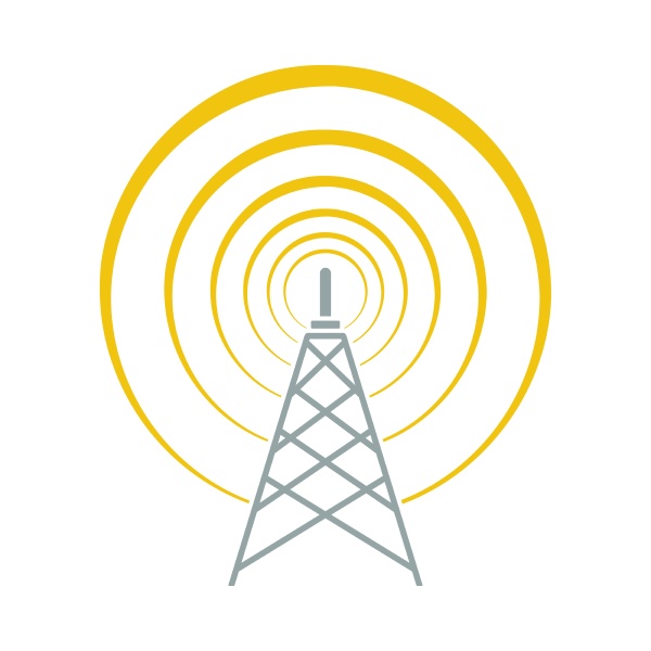 radio antenne icon flache farbe