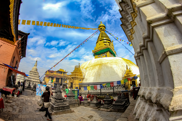 swajambunath stupa in kathmandu