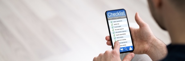 checkliste aufgabenerinnerung mobile app