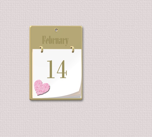 kalender 14 februar valentinstag