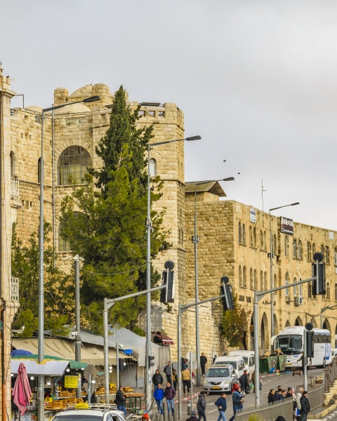jerusalem urban scene israel