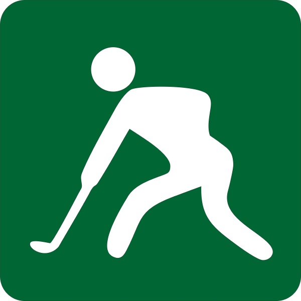 sportliche illustration von feldhockey image