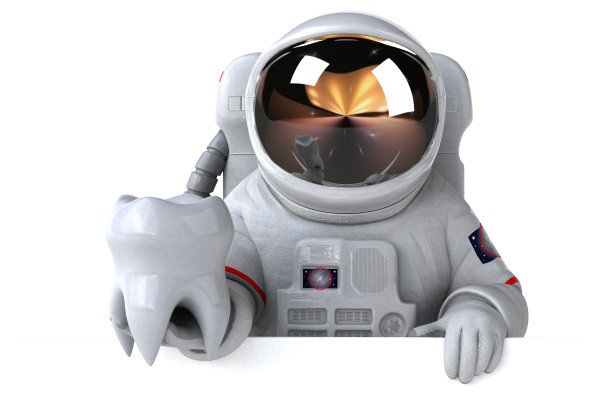 spass astronaut 3d illustration