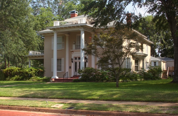 Historic Antebellum Mansion Home in Tyler Texas - Stock Photo #30482878 ...