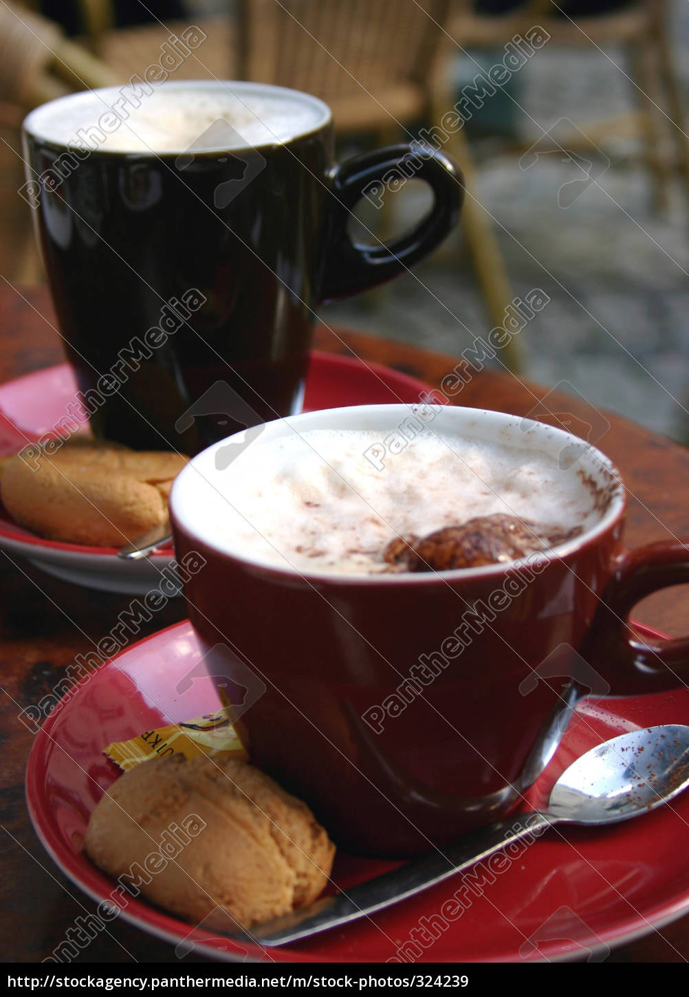 Kaffeetassen 2 Lizenzfreies Bild Bildagentur Panthermedia