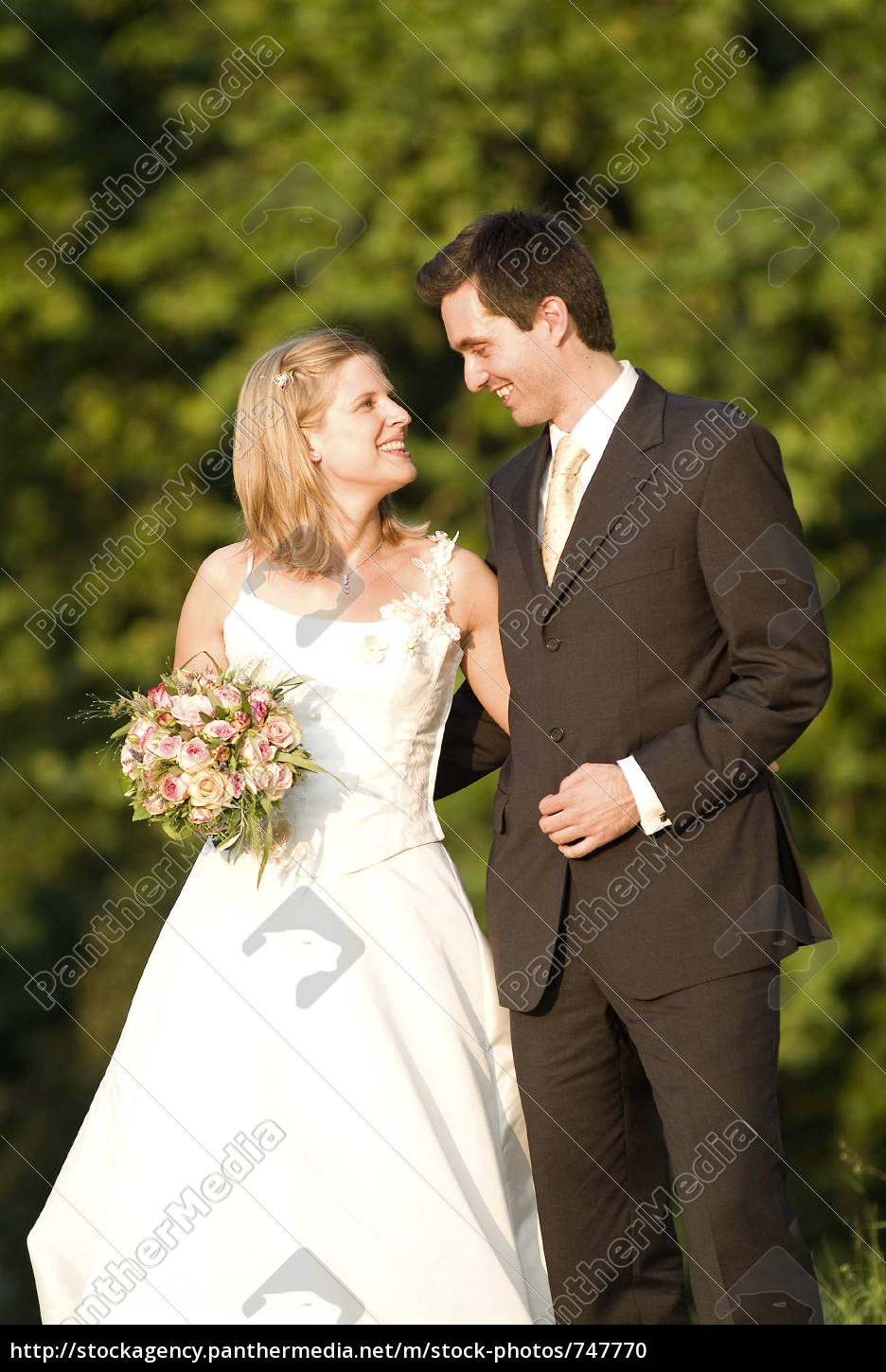 Hochzeitspaar Stock Photo Bildagentur Panthermedia