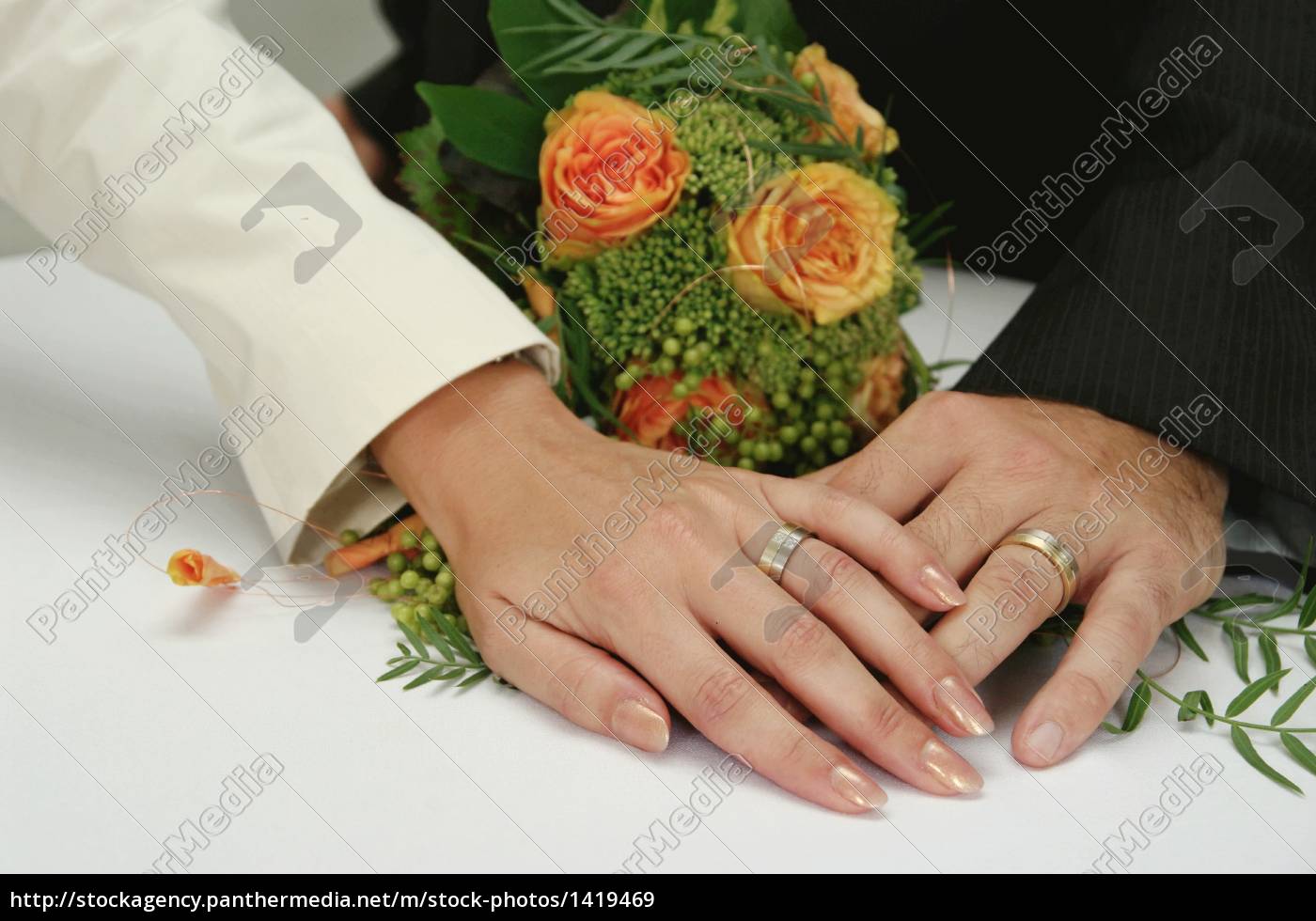 Hochzeit Ehe Hande Ringe Eheringe Lizenzfreies Bild Bildagentur Panthermedia