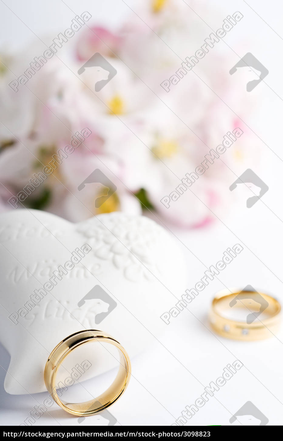 Hochzeitsringe Eheringe Stockfoto 3098823 Bildagentur Panthermedia