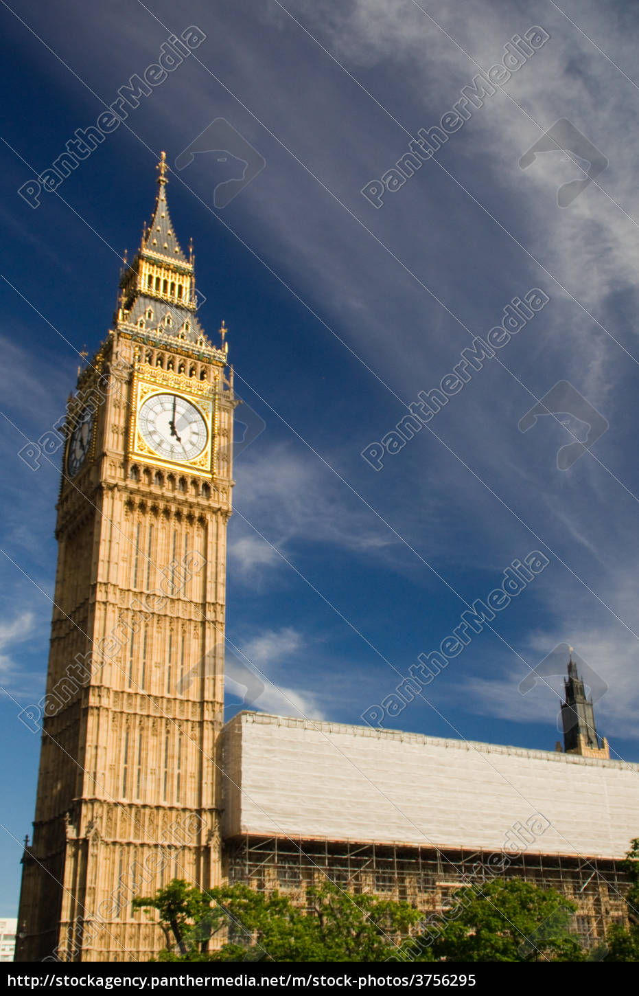 Big Ben Turm Uhr London Wahrzeichen Lizenzfreies Bild Bildagentur Panthermedia