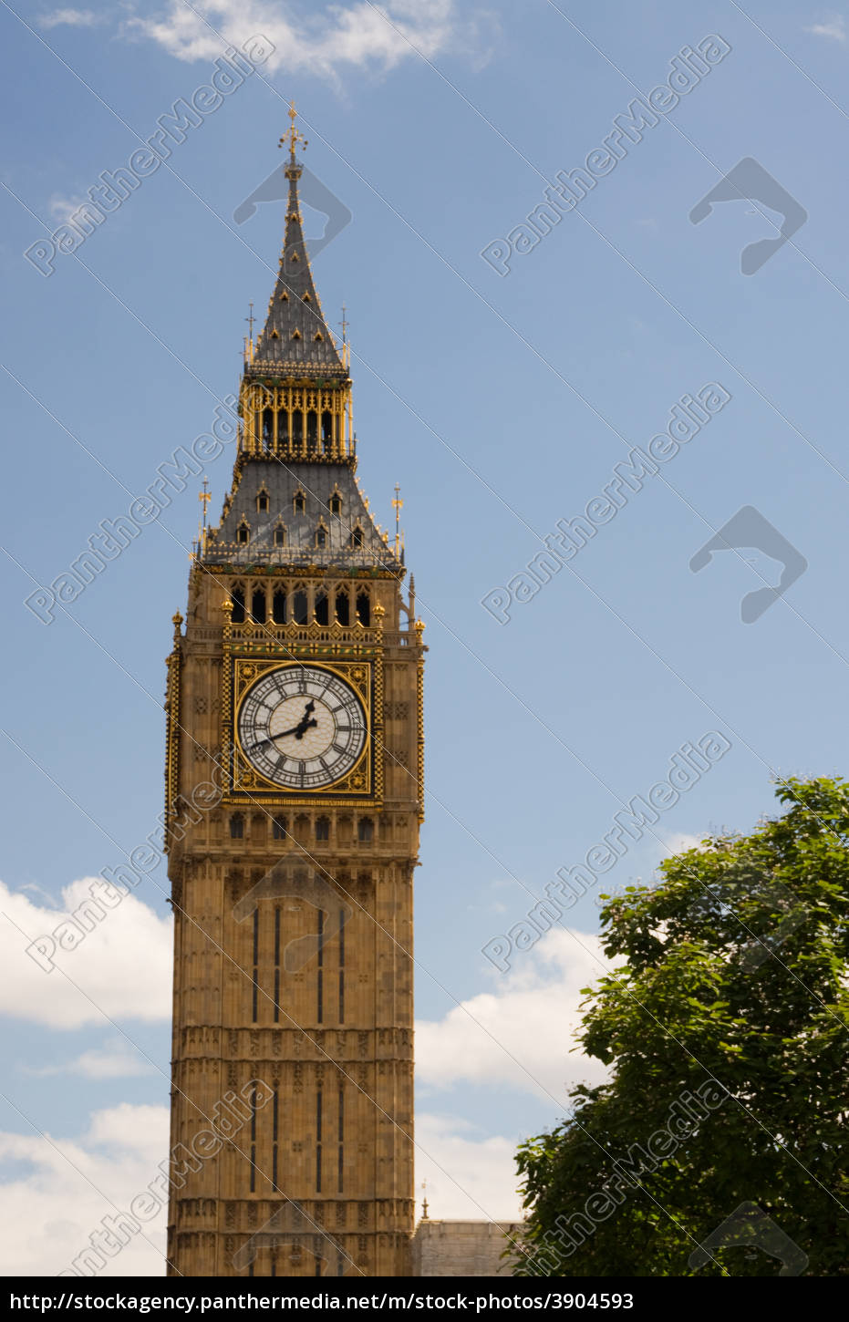 Big Ben Turm Uhr London Wahrzeichen Stockfoto Bildagentur Panthermedia