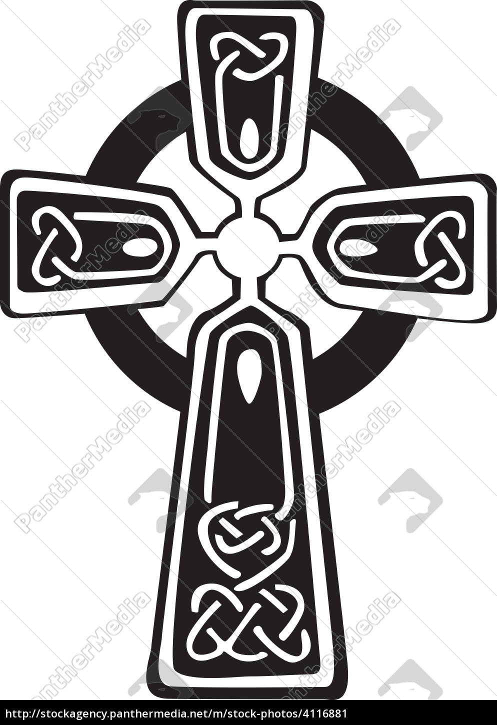 Keltisches Kreuz Lizenzfreies Bild Bildagentur Panthermedia