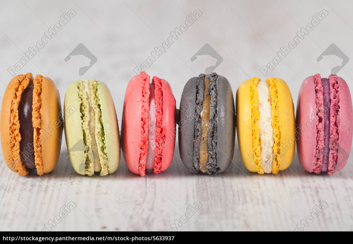 Franzosisch Macarons Stockfoto Bildagentur Panthermedia