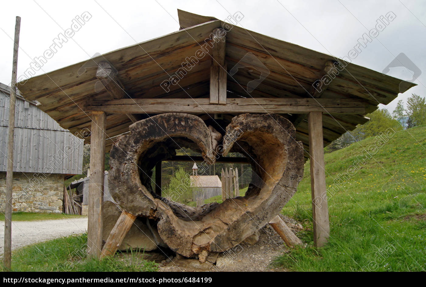 Markus Wasmeier Freilichtmuseum Schliersee Herz Aus Lizenzfreies Bild Bildagentur Panthermedia