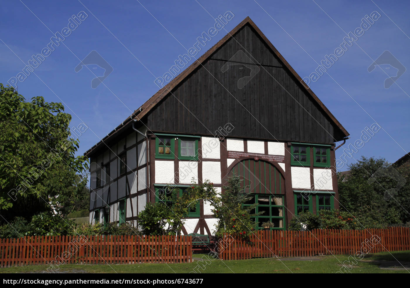 Haus In Derental Gemeinde Boffzen Lizenzfreies Bild 6743677