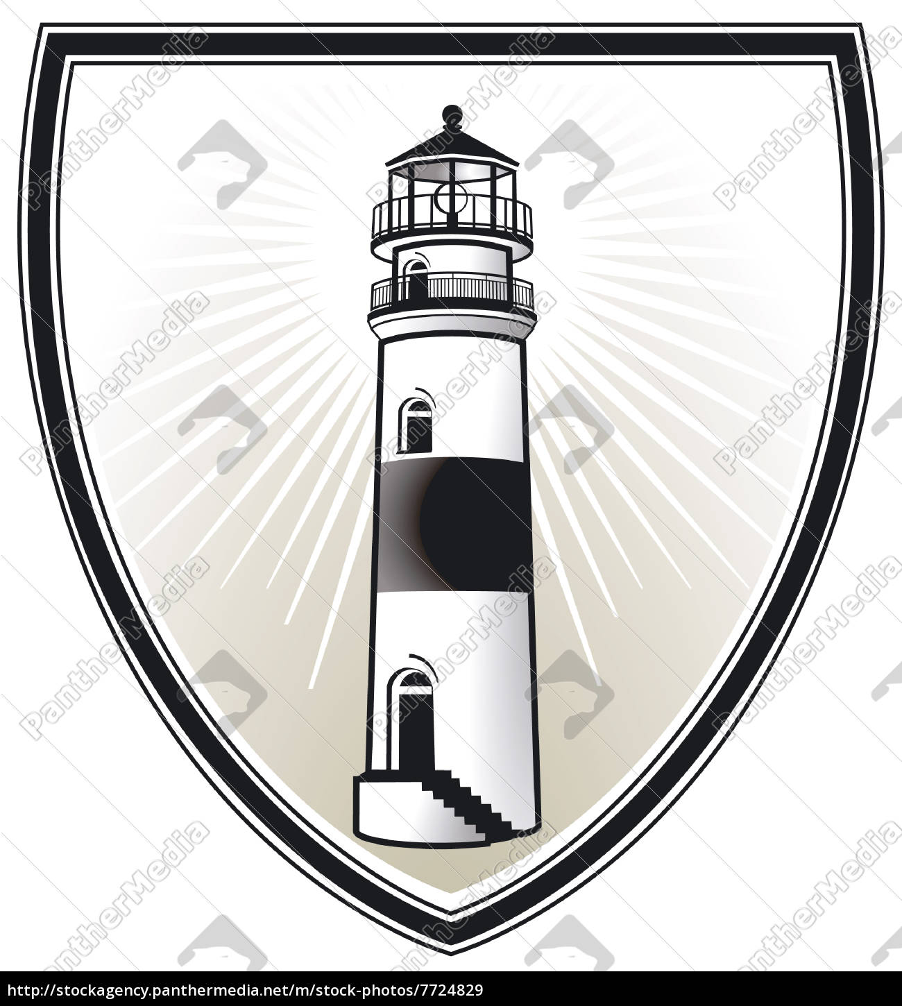 Logo Leuchtturm Stockfoto Bildagentur Panthermedia