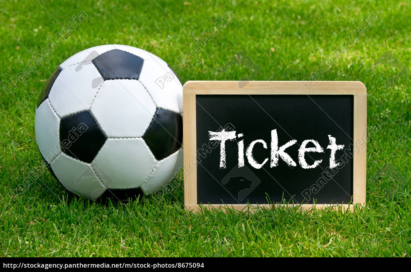 Fussball Ticket - Soccer Ticket - Stockfoto - #8675094 - Bildagentur