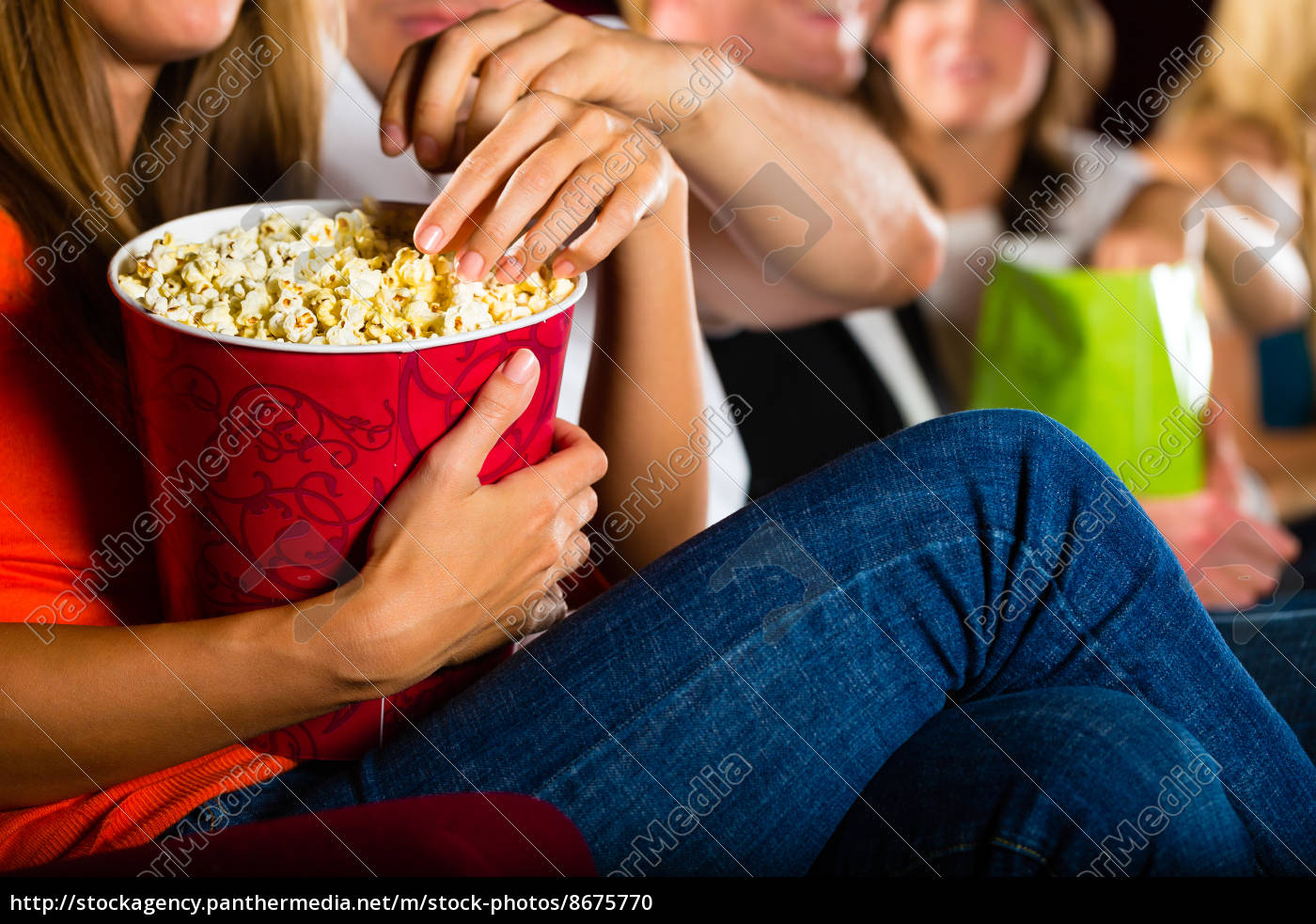 Popcorn im Kino Stock Photo 8675770 Bildagentur PantherMedia