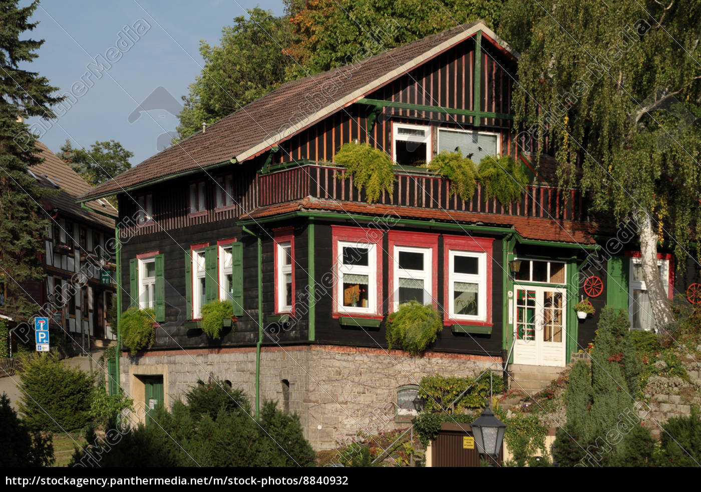 Haus In Wernigerode Lizenzfreies Foto 8840932 Bildagentur