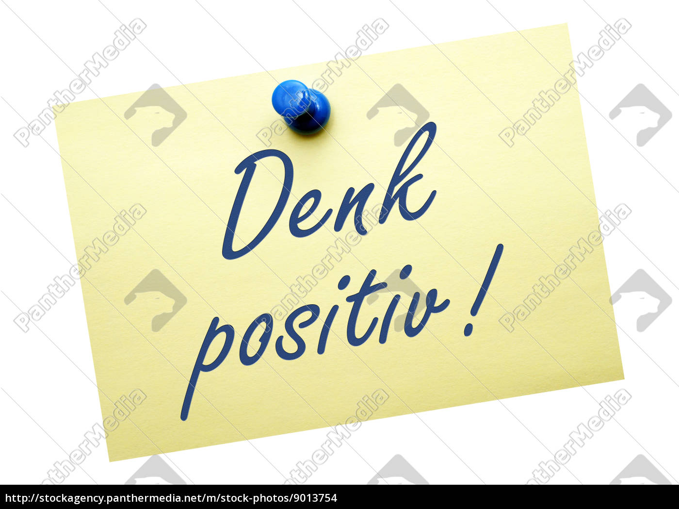 Denk Positiv Stock Photo Bildagentur Panthermedia