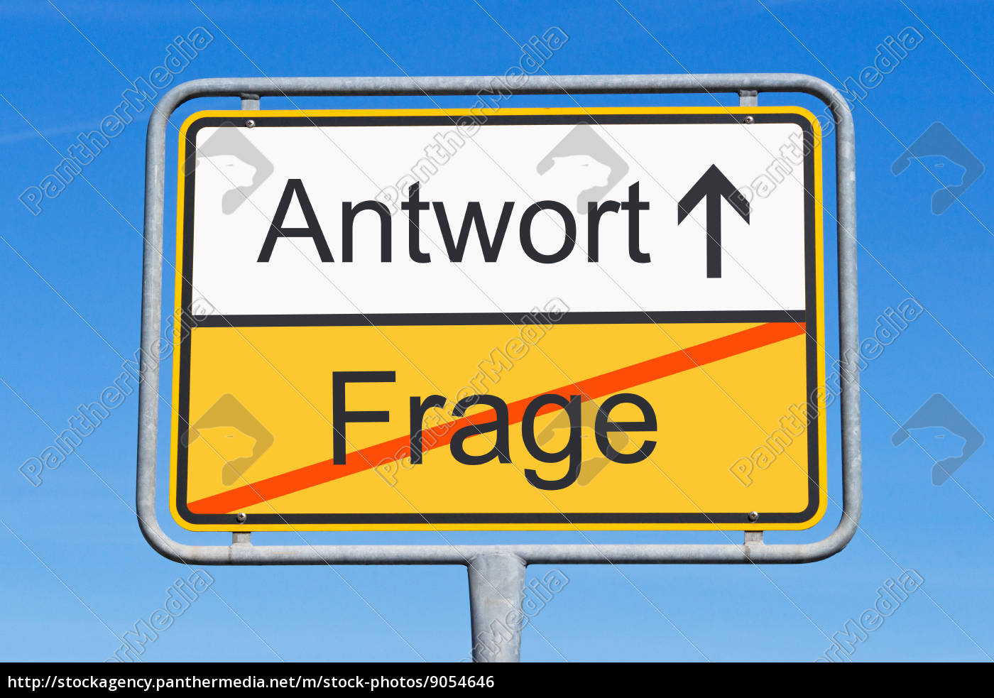 Frage und Antwort - Stock Photo 9054646