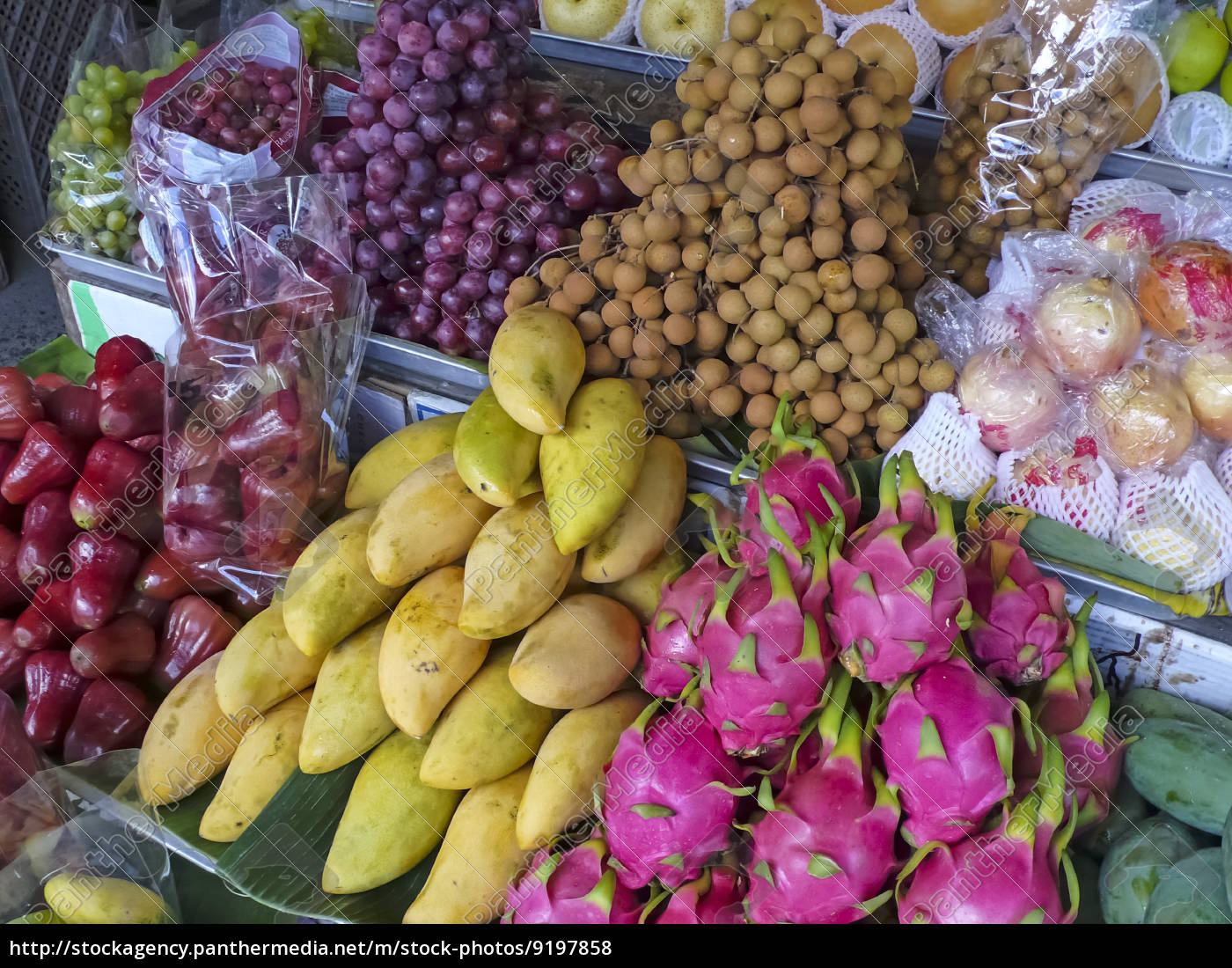 Obst In Thailand Exotische Fruchte In Asien Stock Photo Bildagentur Panthermedia