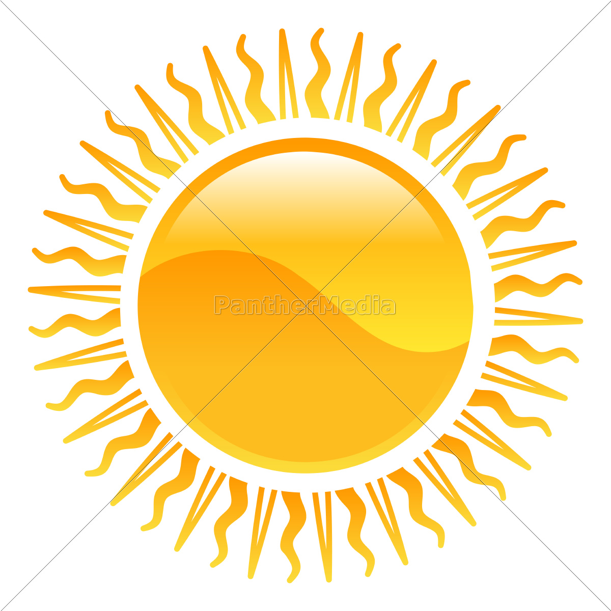 Wetter Symbol Clipart Sonne Illustration Lizenzfreies Foto Bildagentur Panthermedia