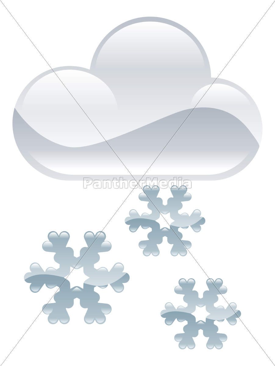 Wetter Ikone Clipart Schneeflocken Illustration Lizenzfreies Foto 9793572 Bildagentur Panthermedia