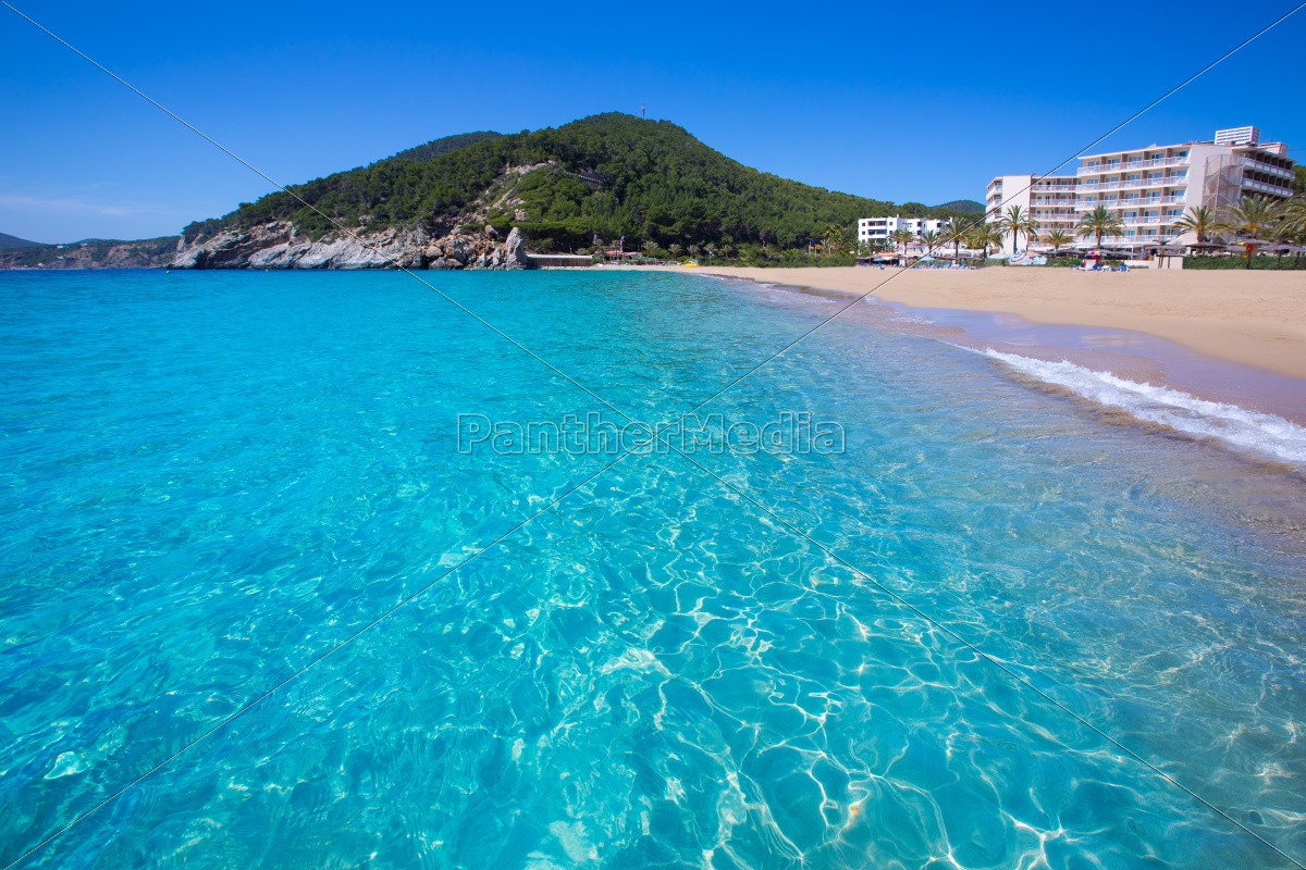 Ibiza Cala San Vicente Strand San Juan Auf Den Balearen Lizenzfreies Bild 10107587 Bildagentur Panthermedia